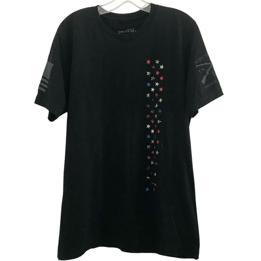 GRUNT STYLE Patriotic Stars Graphic T-Shirt